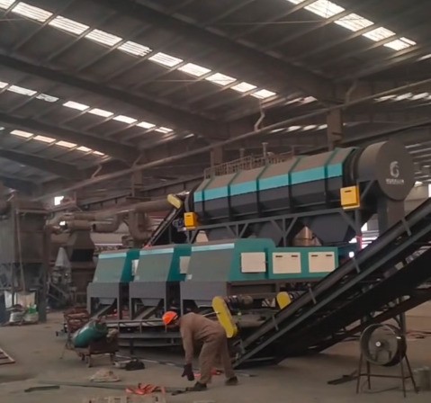 越南地區(qū)分選設(shè)備現(xiàn)場(chǎng)。